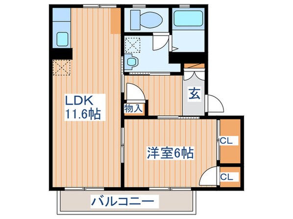 ヴィラ　レティスの物件間取画像